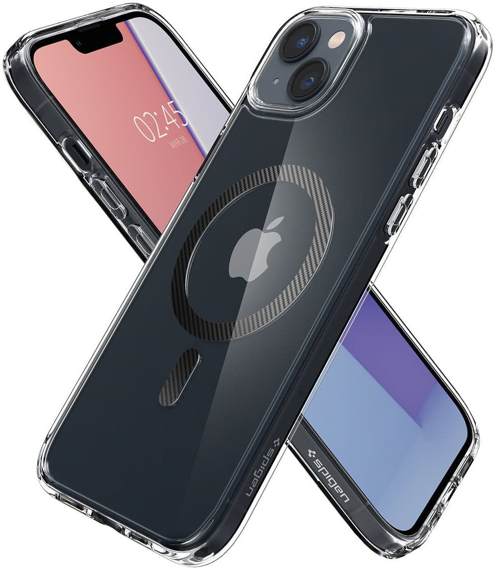 Spigen Ultra Hybrid MagSafe Apple iPhone 14 Plus Hoesje Carbon Fiber afbeelding 3