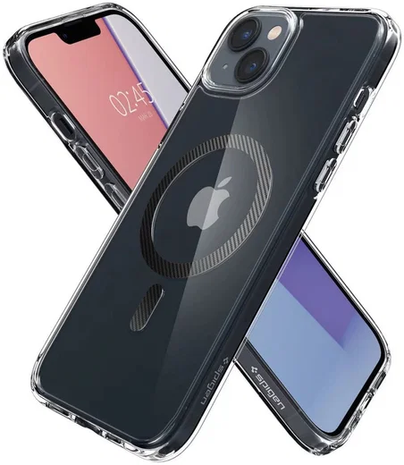 Spigen Ultra Hybrid MagSafe Apple iPhone 14 Hoesje Carbon Fiber afbeelding 3