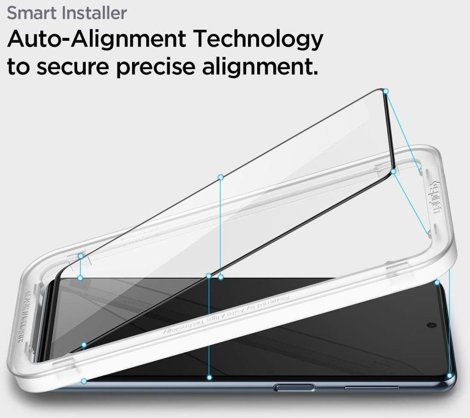 Spigen AlignMaster Samsung Galaxy M53 Screen Protector Tempered Glass afbeelding 4