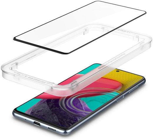 Spigen AlignMaster Samsung Galaxy M53 Screen Protector Tempered Glass afbeelding 9