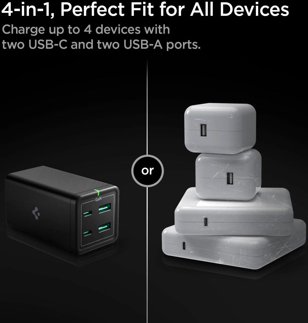 Spigen ArcDock Oplaadstation 120W USB/USB-C Snellader MacBook/Laptop afbeelding 6