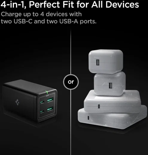 Spigen ArcDock Oplaadstation 120W USB/USB-C Snellader MacBook/Laptop afbeelding 6