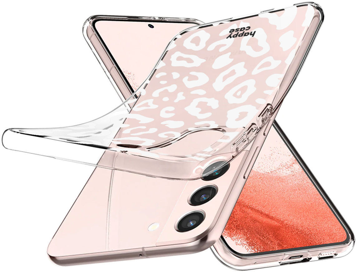 HappyCase Samsung Galaxy S22 Plus Hoesje TPU Luipaard Print afbeelding 8
