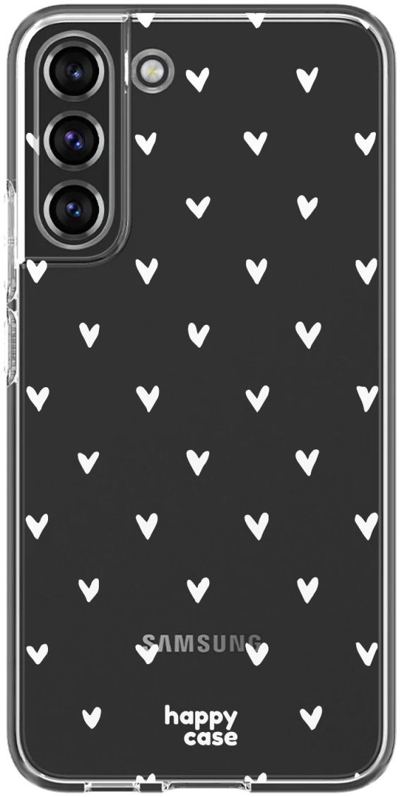 HappyCase Samsung Galaxy S22 Plus Hoesje TPU Hartjes Print afbeelding 1