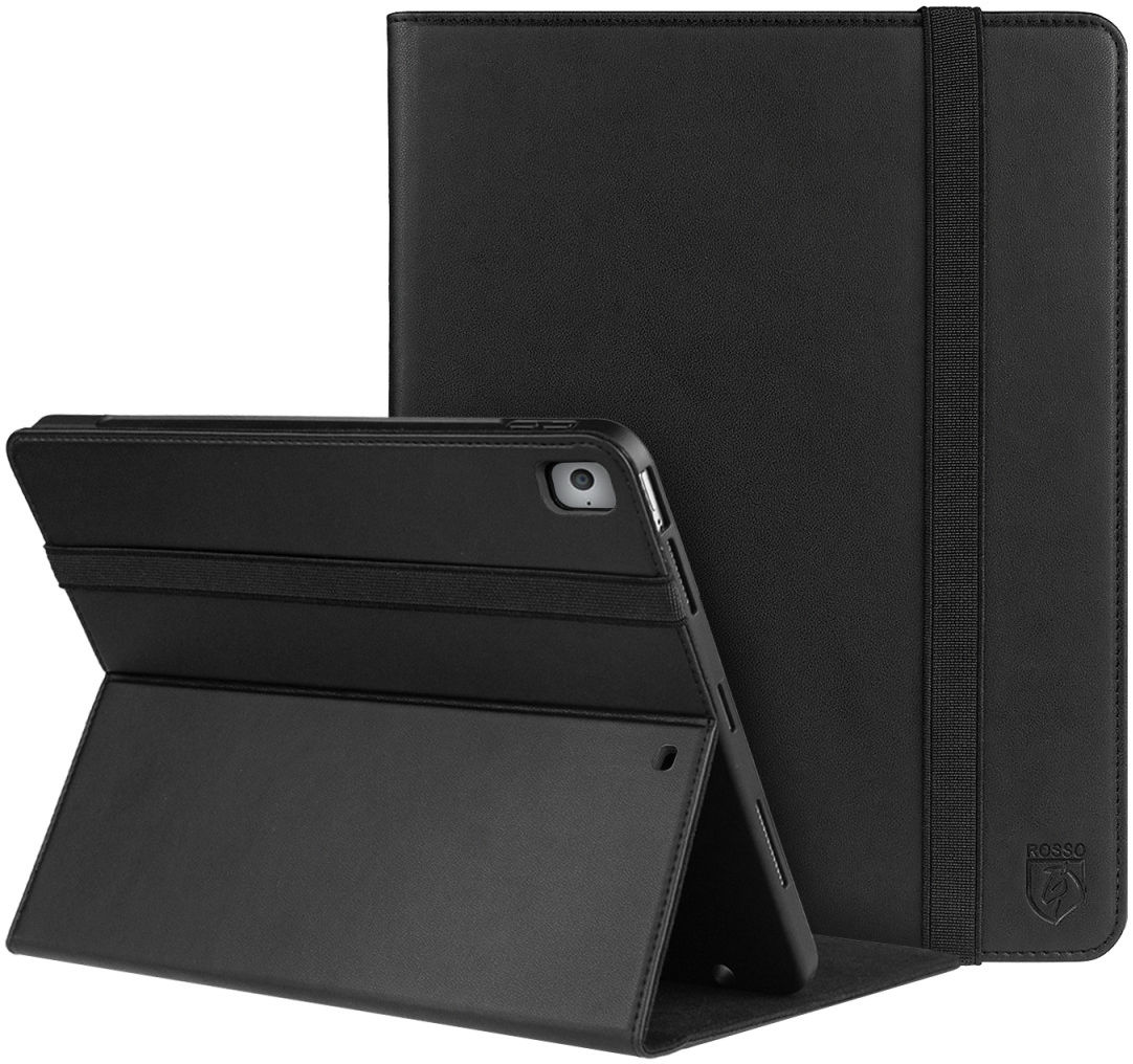 Rosso Element Apple iPad 9.7 (2017/2018) / Air 2 Hoes Book Case Zwart afbeelding 1