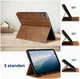 Rosso Element iPad Air 10.9 (2022/2020) Hoes Book Case Bruin afbeelding 4