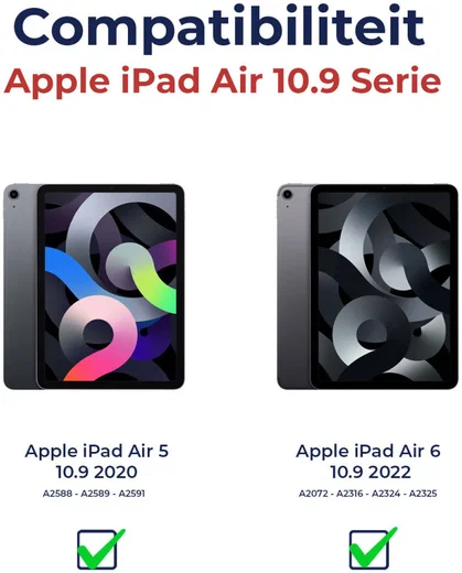 Rosso Element iPad Air 10.9 (2022/2020) Hoes Book Case Bruin afbeelding 9