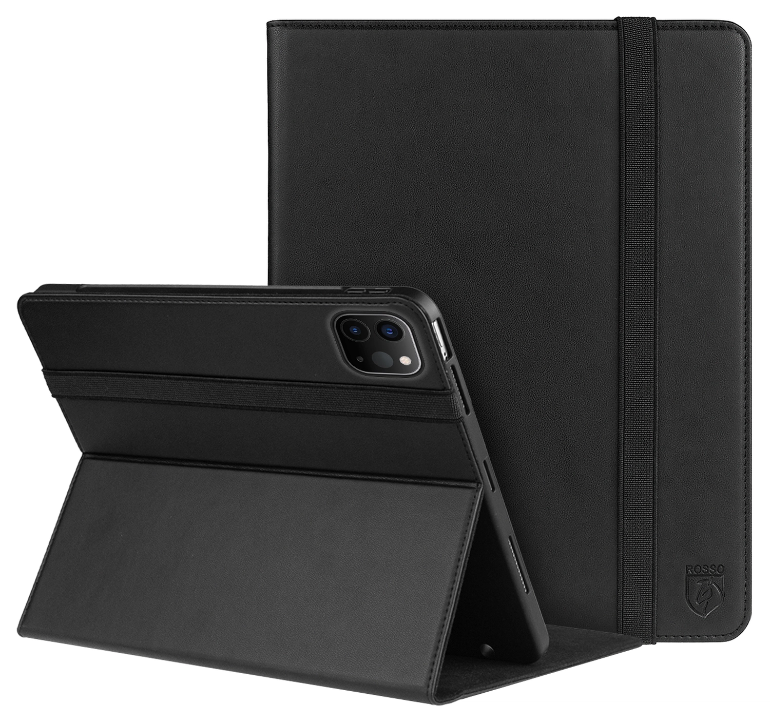 Rosso Element iPad Pro 11 (2018/2020/2021/2022) Hoes Book Case Zwart afbeelding 1