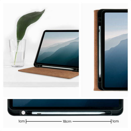 Rosso Element iPad Pro 11 (2018/2020/2021/2022) Hoes Book Case Bruin afbeelding 6