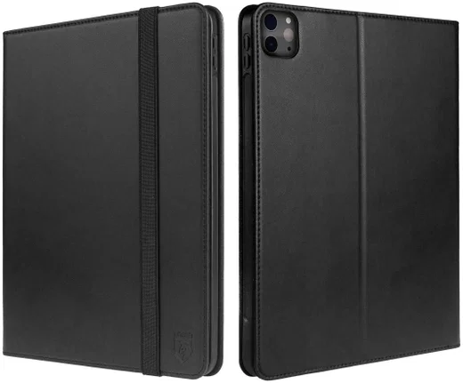 Rosso Element iPad Pro 12.9 (2022/2021/2020/2018) Hoes Book Case Zwart afbeelding 8