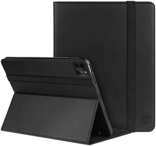 Rosso Element Apple iPad Pro 10.5 / iPad 10.2 Hoes Book Case Zwart afbeelding 1