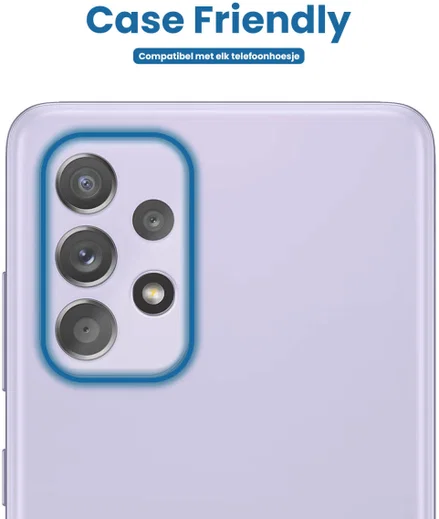 Samsung Galaxy A52 5G / A52S Camera Lens Protector Transparant afbeelding 2