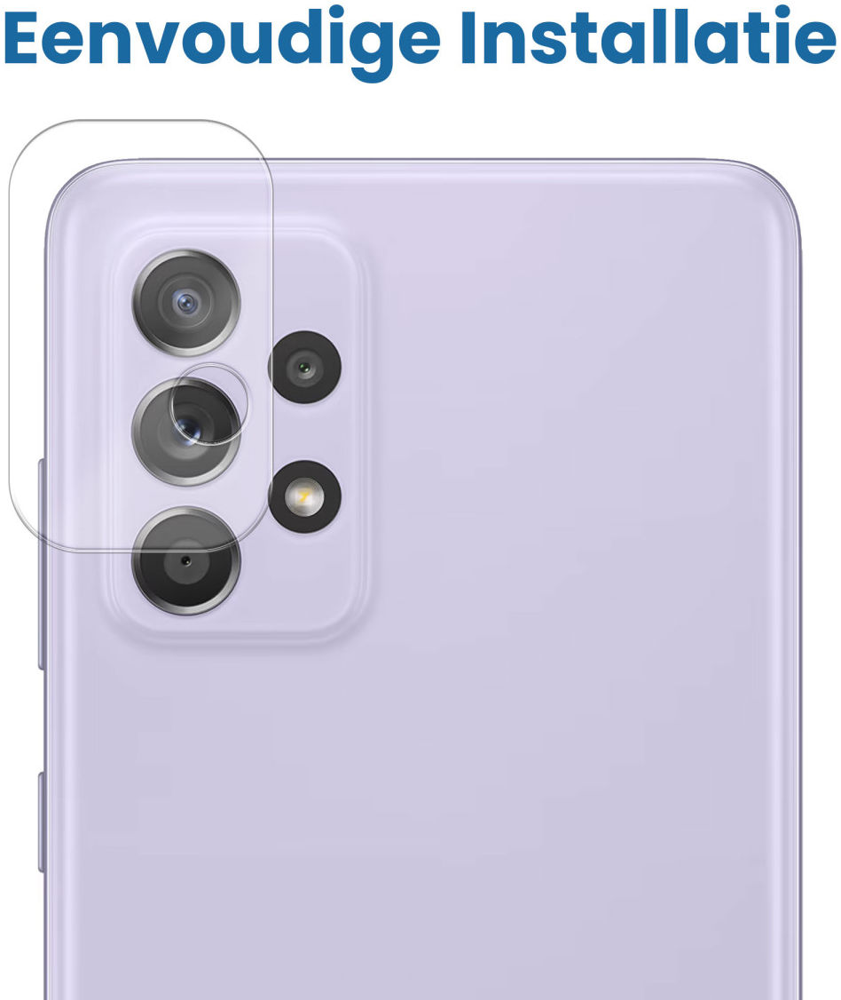 Samsung Galaxy A52 5G / A52S Camera Lens Protector Transparant afbeelding 3