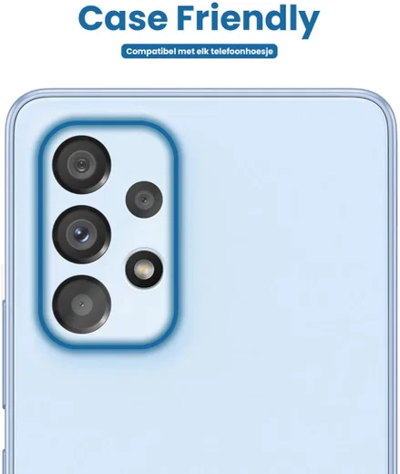Samsung Galaxy A53 / Galaxy A33 Camera Lens Protector Transparant afbeelding 2