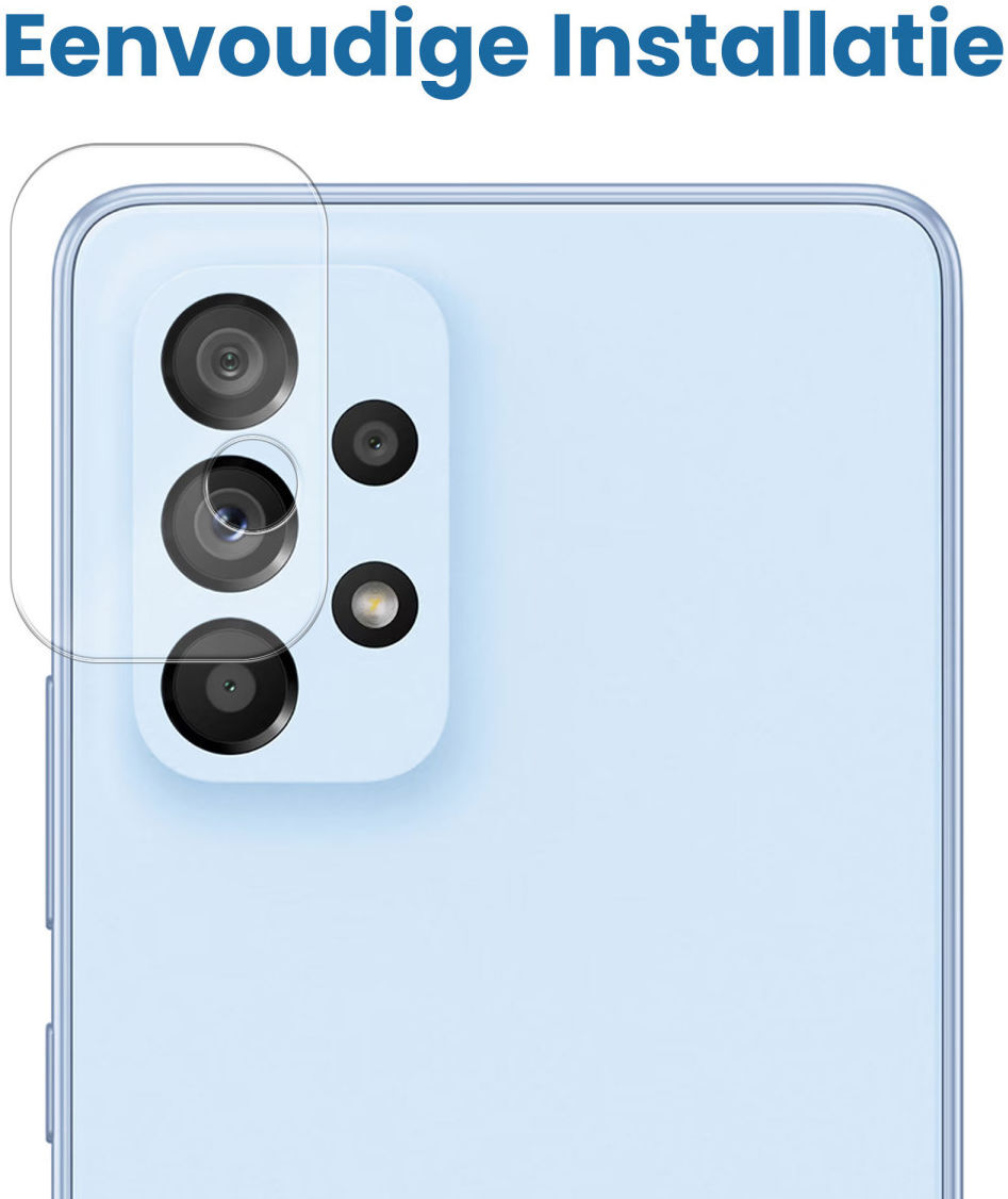 Samsung Galaxy A53 / Galaxy A33 Camera Lens Protector Transparant afbeelding 3