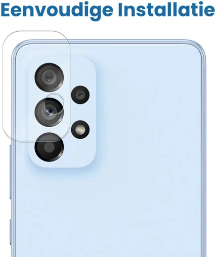 Samsung Galaxy A53 / Galaxy A33 Camera Lens Protector Transparant afbeelding 3