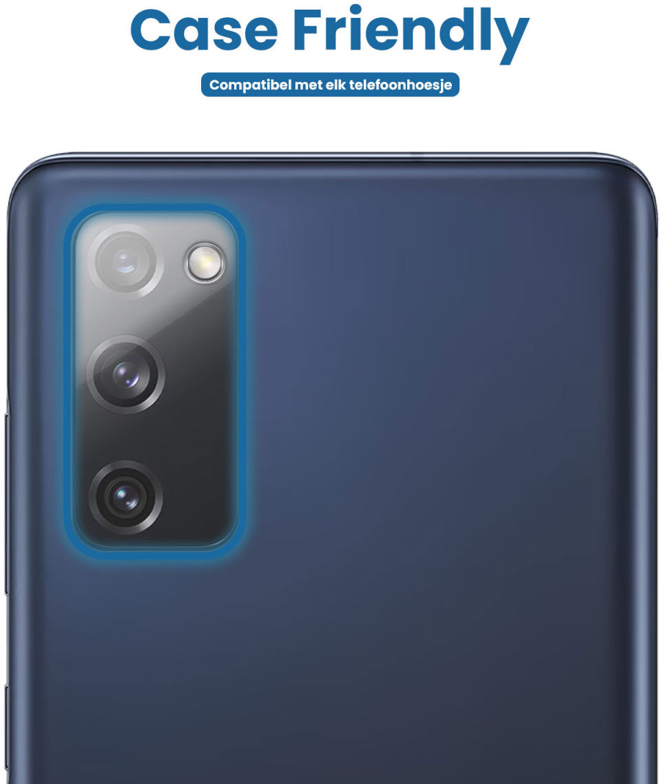 Samsung Galaxy S20 FE Camera Lens Protector Transparant afbeelding 2