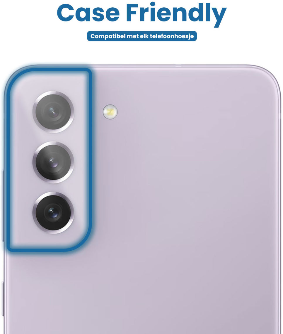 Samsung Galaxy S21 FE Camera Lens Protector Transparant afbeelding 2