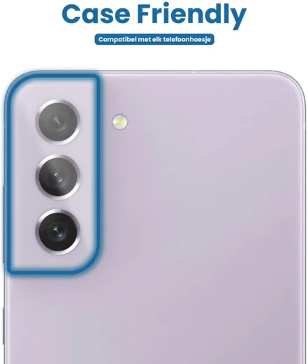 Samsung Galaxy S21 FE Camera Lens Protector Transparant afbeelding 2