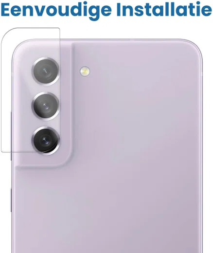 Samsung Galaxy S21 FE Camera Lens Protector Transparant afbeelding 3