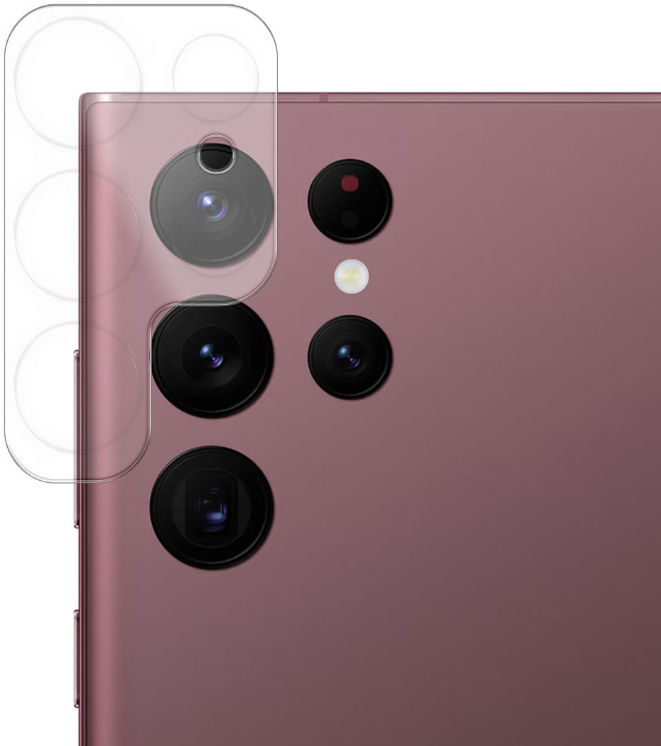 Samsung Galaxy S22 Ultra Camera Lens Protector Transparant afbeelding 5