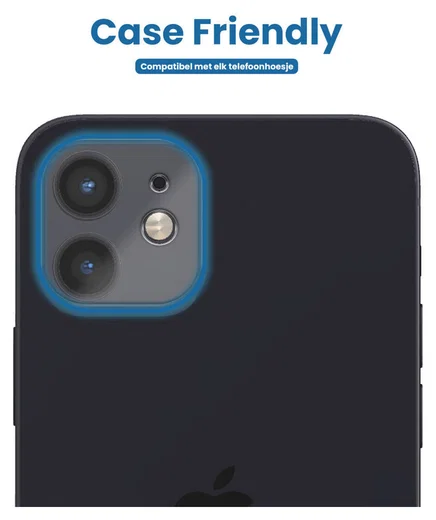 Apple iPhone 12 Camera Lens Protector Transparant afbeelding 2
