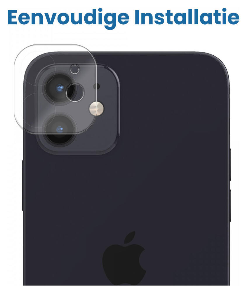 Apple iPhone 12 Camera Lens Protector Transparant afbeelding 4