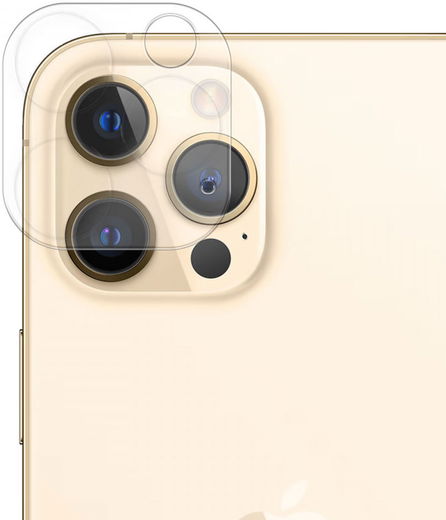 Apple iPhone 12 Pro Max Camera Lens Protector Transparant afbeelding 5