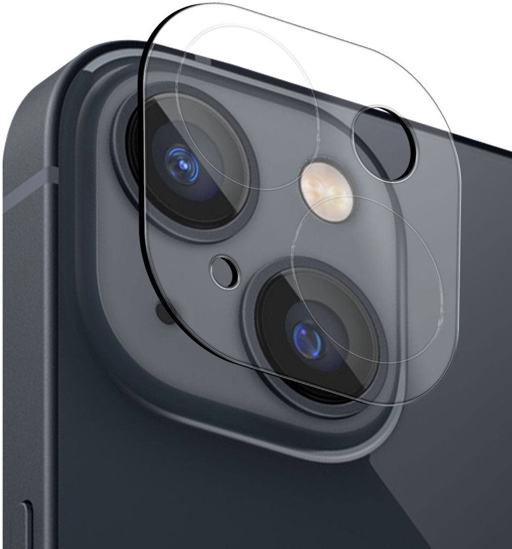 Apple iPhone 13 / 13 Mini Camera Lens Protector Transparant afbeelding 1