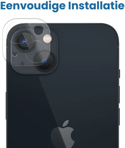 Apple iPhone 13 / 13 Mini Camera Lens Protector Transparant afbeelding 3