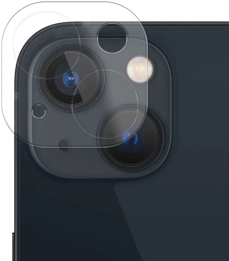 Apple iPhone 13 / 13 Mini Camera Lens Protector Transparant afbeelding 5