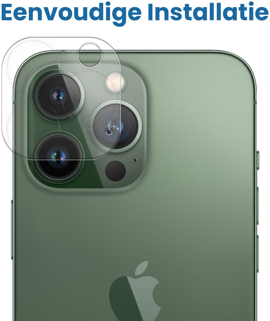 Apple iPhone 13 Pro / 13 Pro Max Camera Lens Protector Transparant afbeelding 3