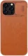 Nillkin Qin Pro iPhone 14 Pro Max Hoesje Book Case Camera Slider Bruin afbeelding 3