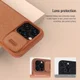 Nillkin Qin Pro iPhone 14 Pro Max Hoesje Book Case Camera Slider Bruin afbeelding 5