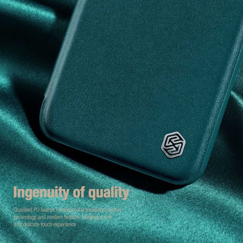 Nillkin Qin Pro iPhone 14 Pro Hoesje Book Case Camera Slider Black afbeelding 10