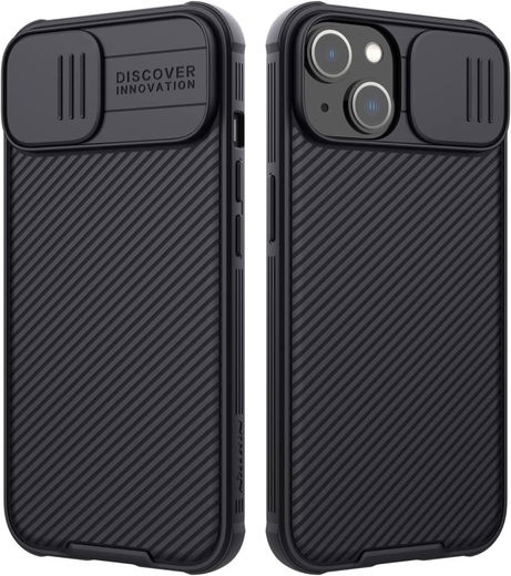 Nillkin CamShield Apple iPhone 14 Hoesje met Camera Slider Zwart afbeelding 4