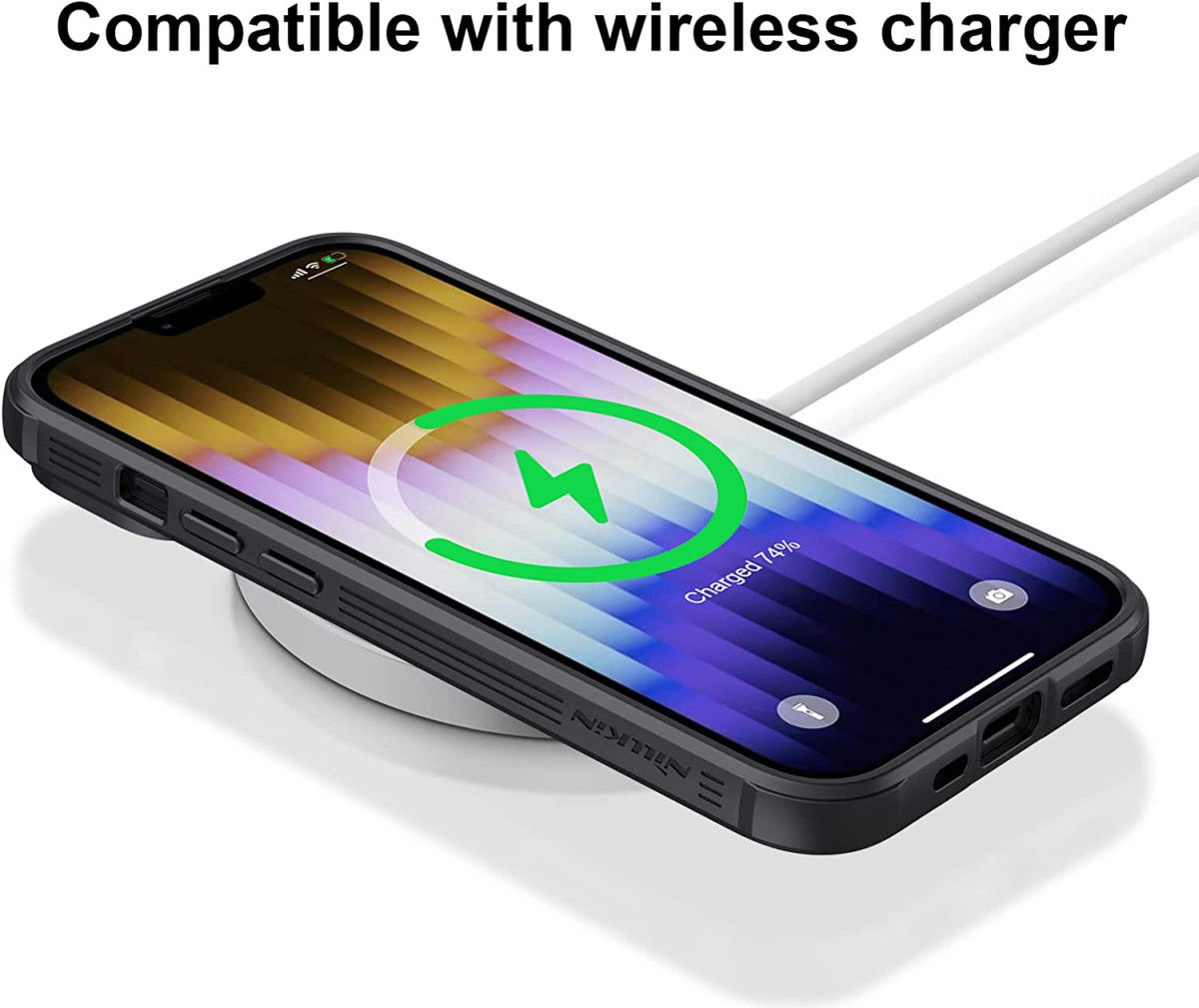 Nillkin CamShield Apple iPhone 14 Hoesje met Camera Slider Zwart afbeelding 7