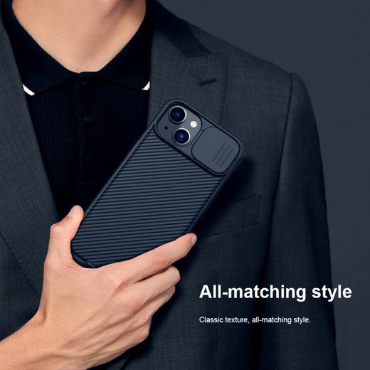 Nillkin CamShield Apple iPhone 14 Hoesje met Camera Slider Zwart afbeelding 9