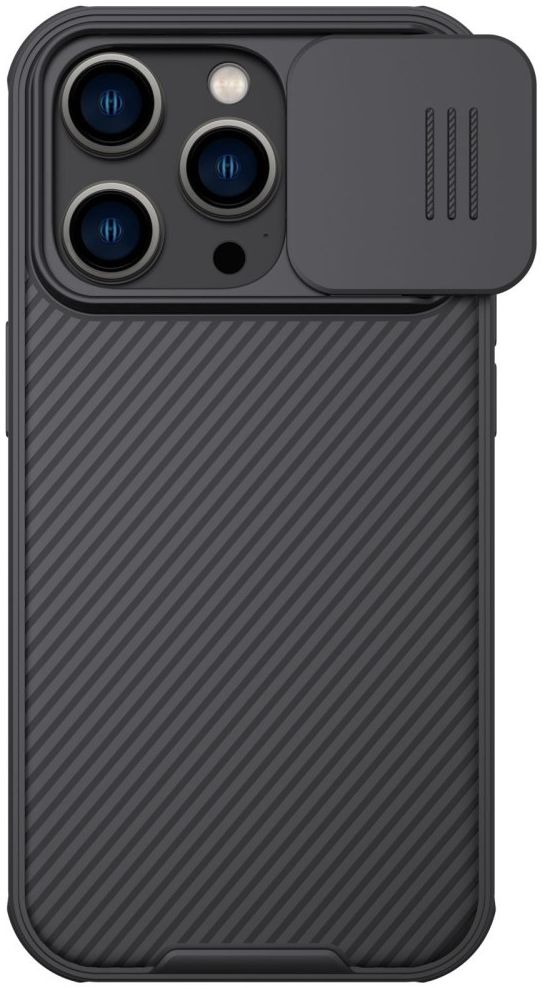 Nillkin CamShield Apple iPhone 14 Pro Hoesje met Camera Slider Zwart afbeelding 2