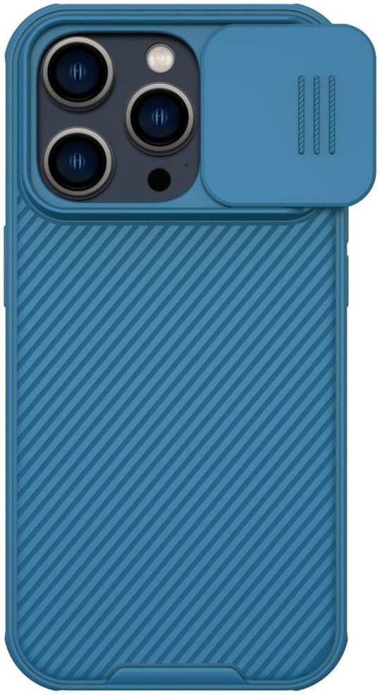 Nillkin CamShield Apple iPhone 14 Pro Hoesje met Camera Slider Blauw afbeelding 1