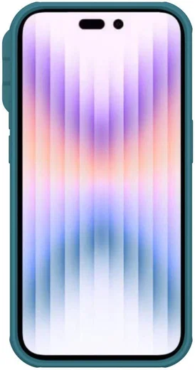 Nillkin CamShield Apple iPhone 14 Pro Hoesje met Camera Slider Blauw afbeelding 4