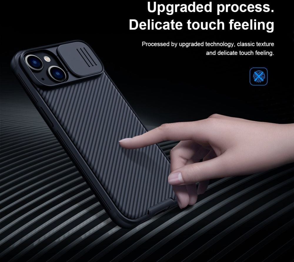 Nillkin CamShield Apple iPhone 14 Plus Hoesje met Camera Slider Zwart afbeelding 11