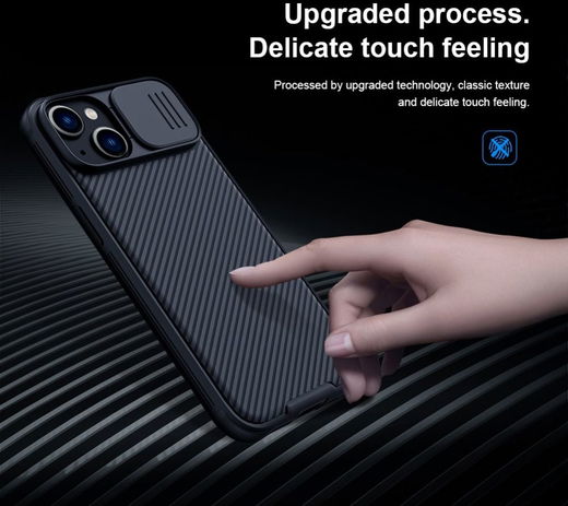 Nillkin CamShield Apple iPhone 14 Plus Hoesje met Camera Slider Zwart afbeelding 11