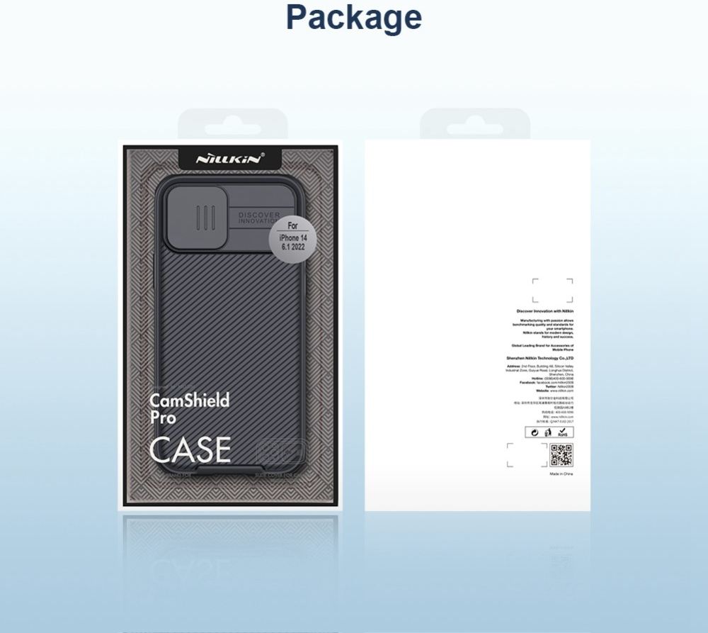 Nillkin CamShield Apple iPhone 14 Plus Hoesje met Camera Slider Zwart afbeelding 15