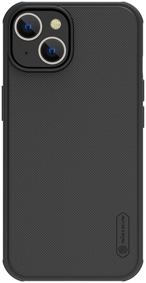 Nillkin Super Frosted Shield Apple iPhone 14 Hoesje Zwart afbeelding 1