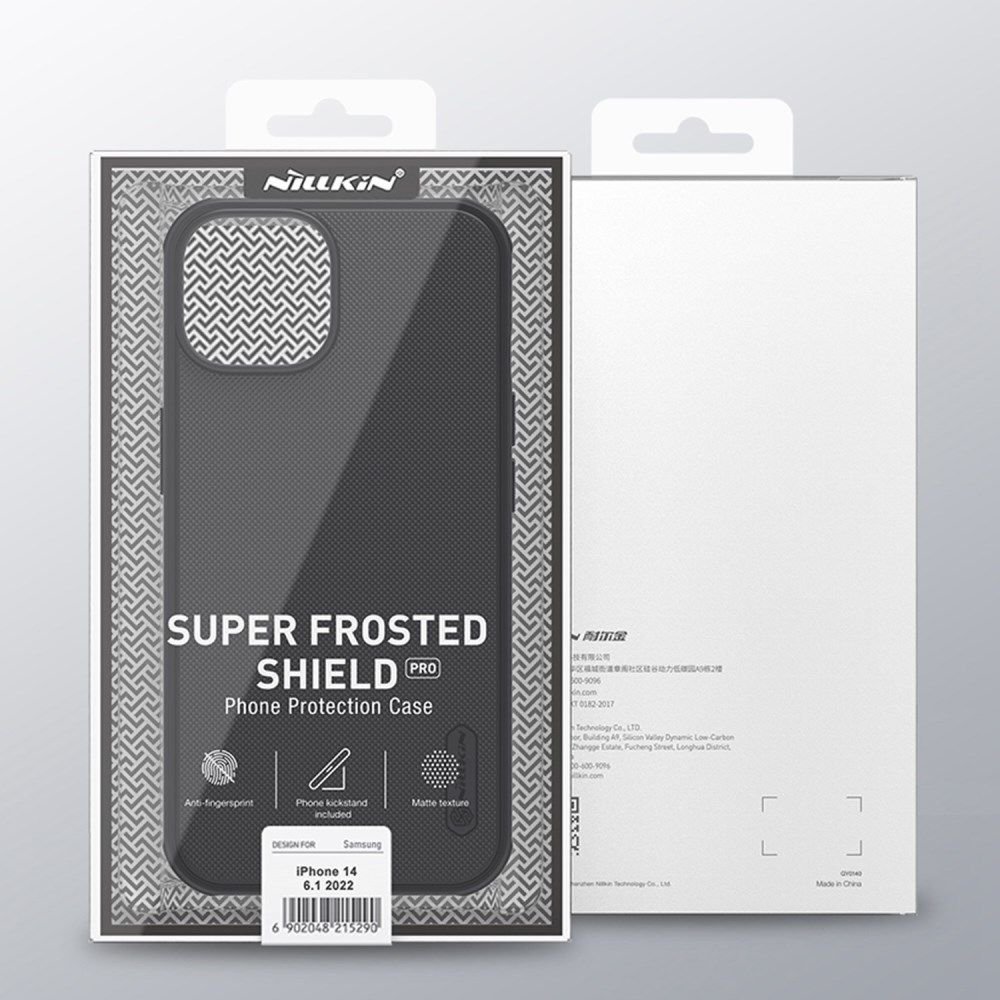 Nillkin Super Frosted Shield Apple iPhone 14 Hoesje Zwart afbeelding 11