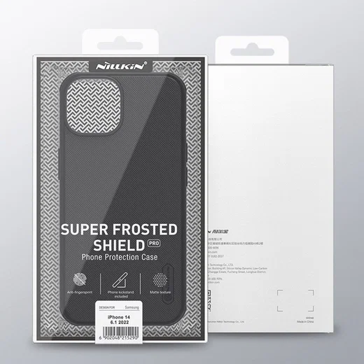 Nillkin Super Frosted Shield Apple iPhone 14 Hoesje Zwart afbeelding 11