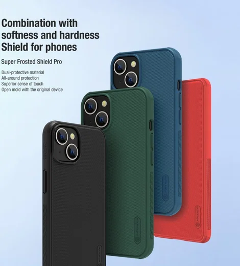 Nillkin Super Frosted Shield Apple iPhone 14 Hoesje Zwart afbeelding 7