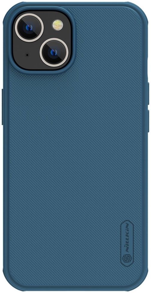 Nillkin Super Frosted Shield Apple iPhone 14 Hoesje Blauw afbeelding 1