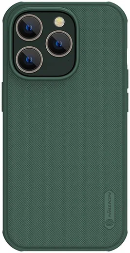 Nillkin Super Frosted Shield Apple iPhone 14 Pro Hoesje Groen afbeelding 1